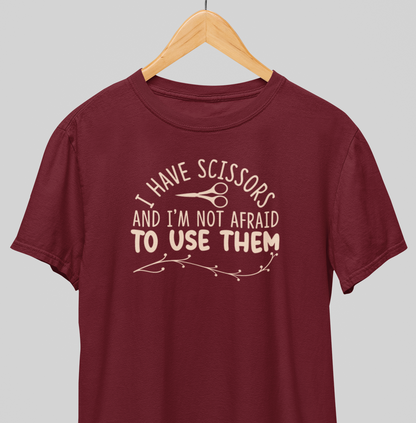 Scissors : Humor Art Tee