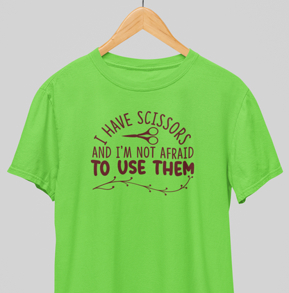Scissors : Humor Art Tee