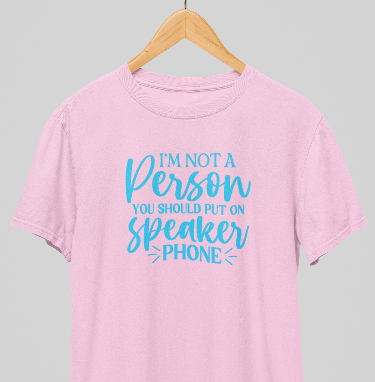 No Speaker phone : Witty Tee