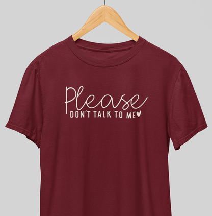 Don’t talk : Savage tee