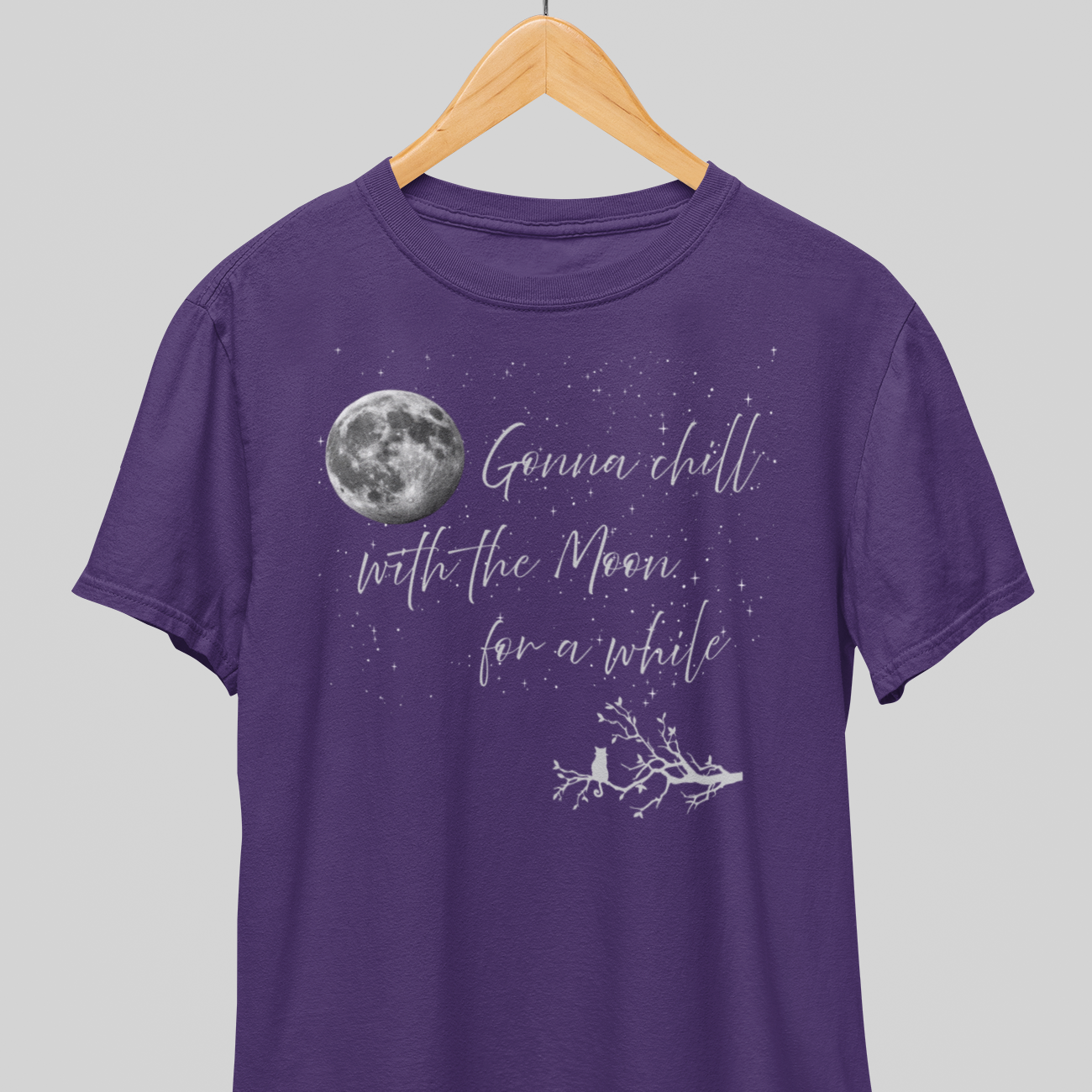 Chill with Moon : Cosmic Tee