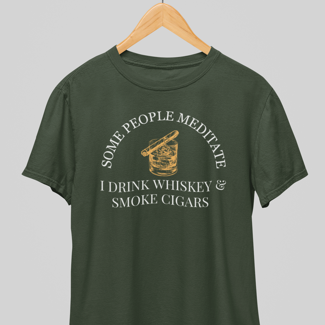 Whiskey & Cigars : Classic Tee