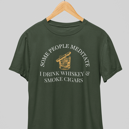 Whiskey & Cigars : Classic Tee