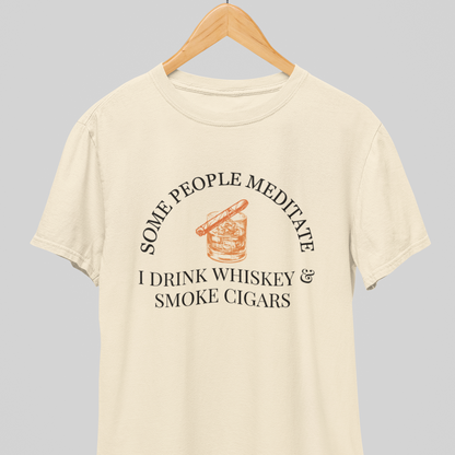 Whiskey & Cigars : Classic Tee