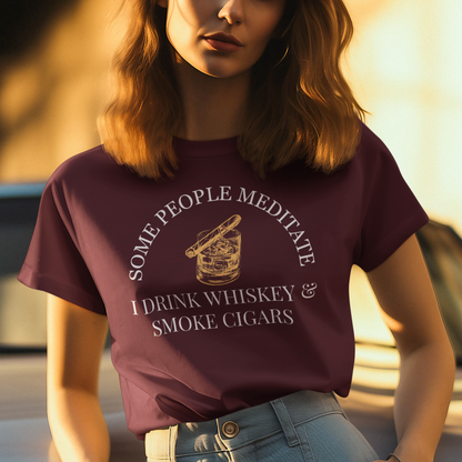 Whiskey & Cigars : Classic Tee