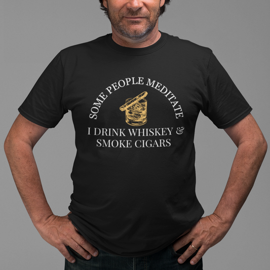 Whiskey & Cigars : Classic Tee
