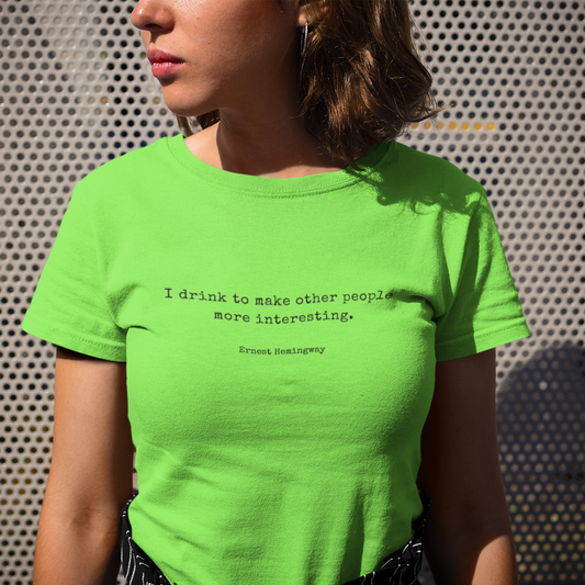 I Drink : Thoughtful Tee