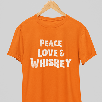 Peace Love: And Whiskey Tee