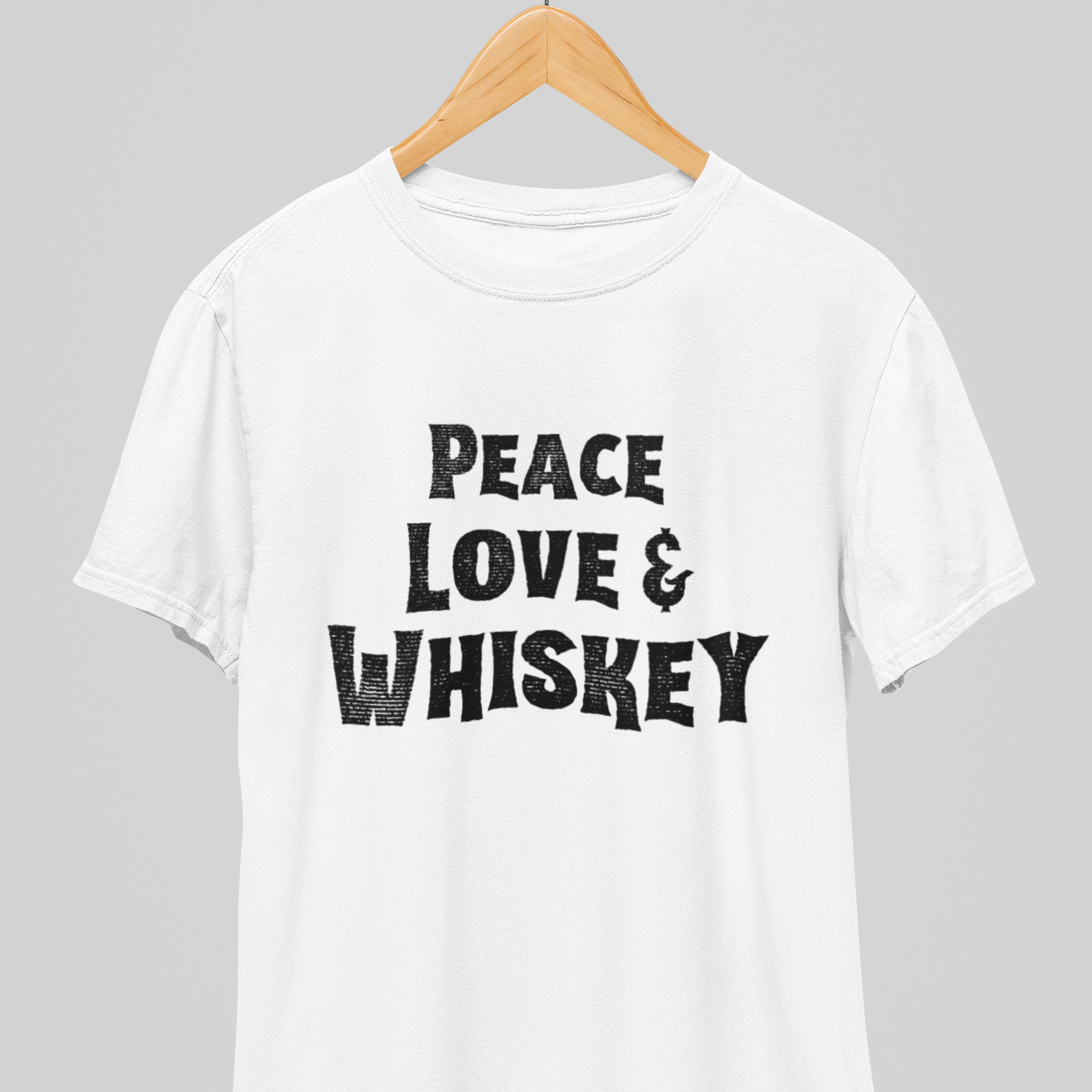 Peace Love: And Whiskey Tee