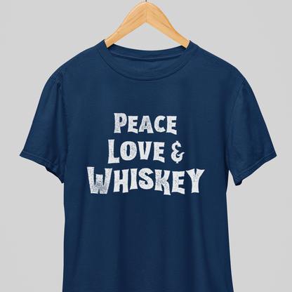 Peace Love: And Whiskey Tee