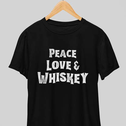 Peace Love: And Whiskey Tee