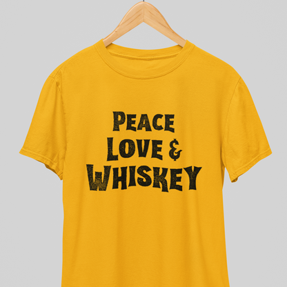 Peace Love: And Whiskey Tee