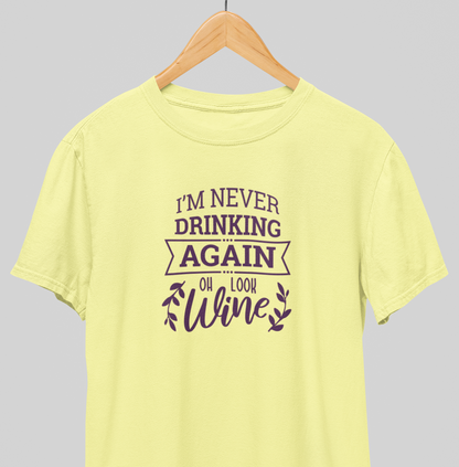 Never drinking again : Spirit-ed Tee