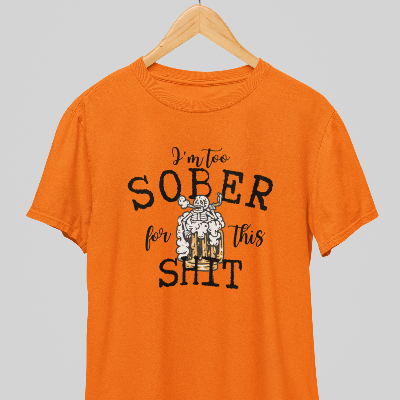 Too Sober : Thoughtful Tee