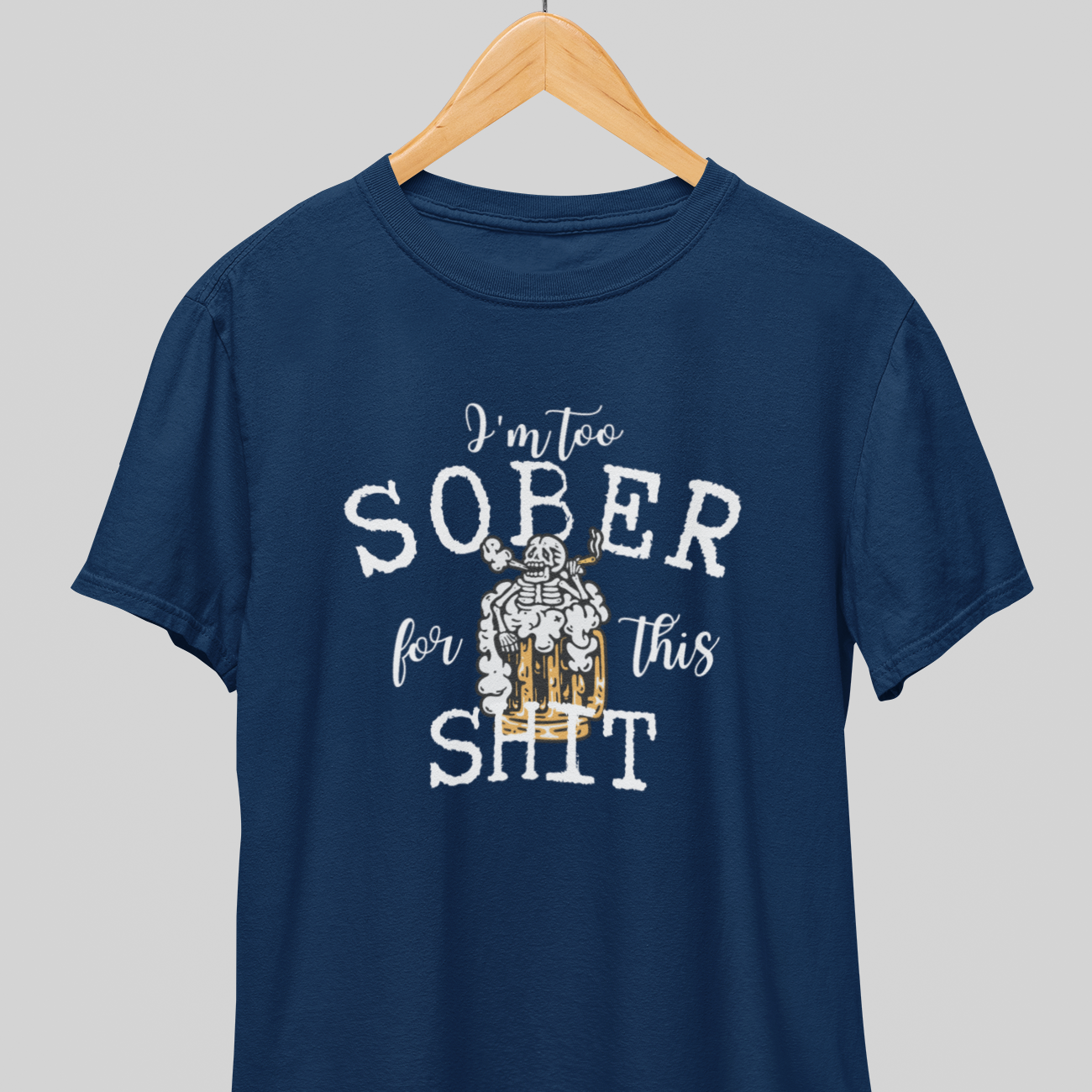 Too Sober : Thoughtful Tee