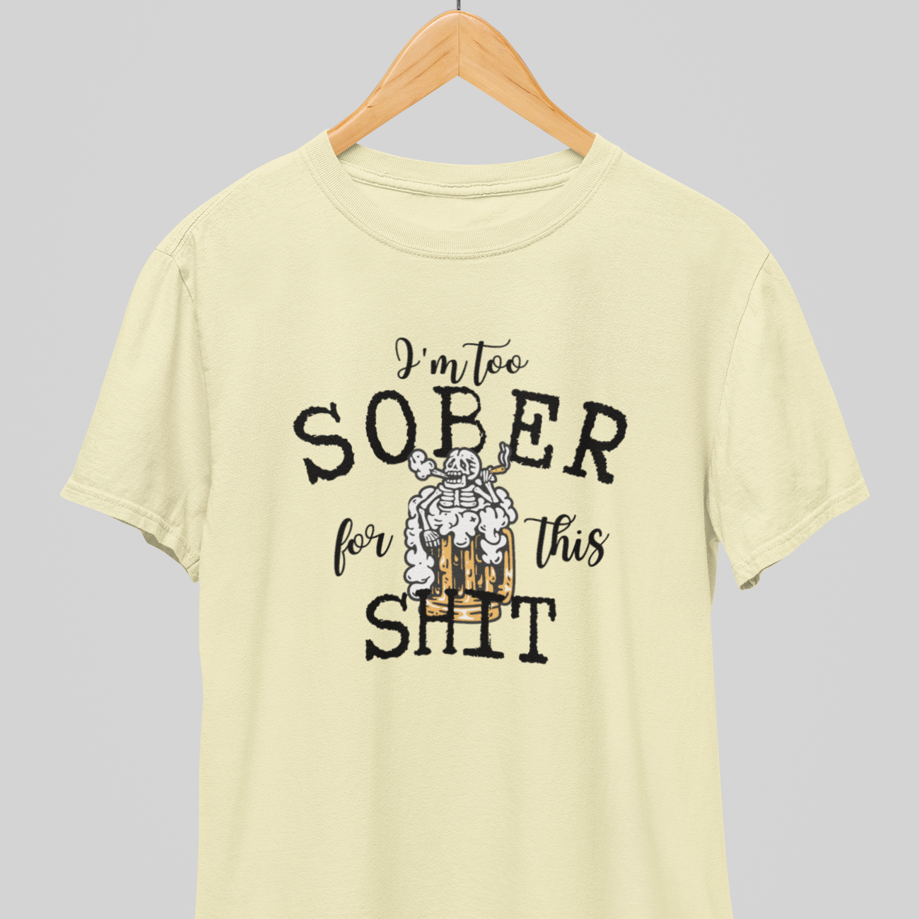 Too Sober : Thoughtful Tee