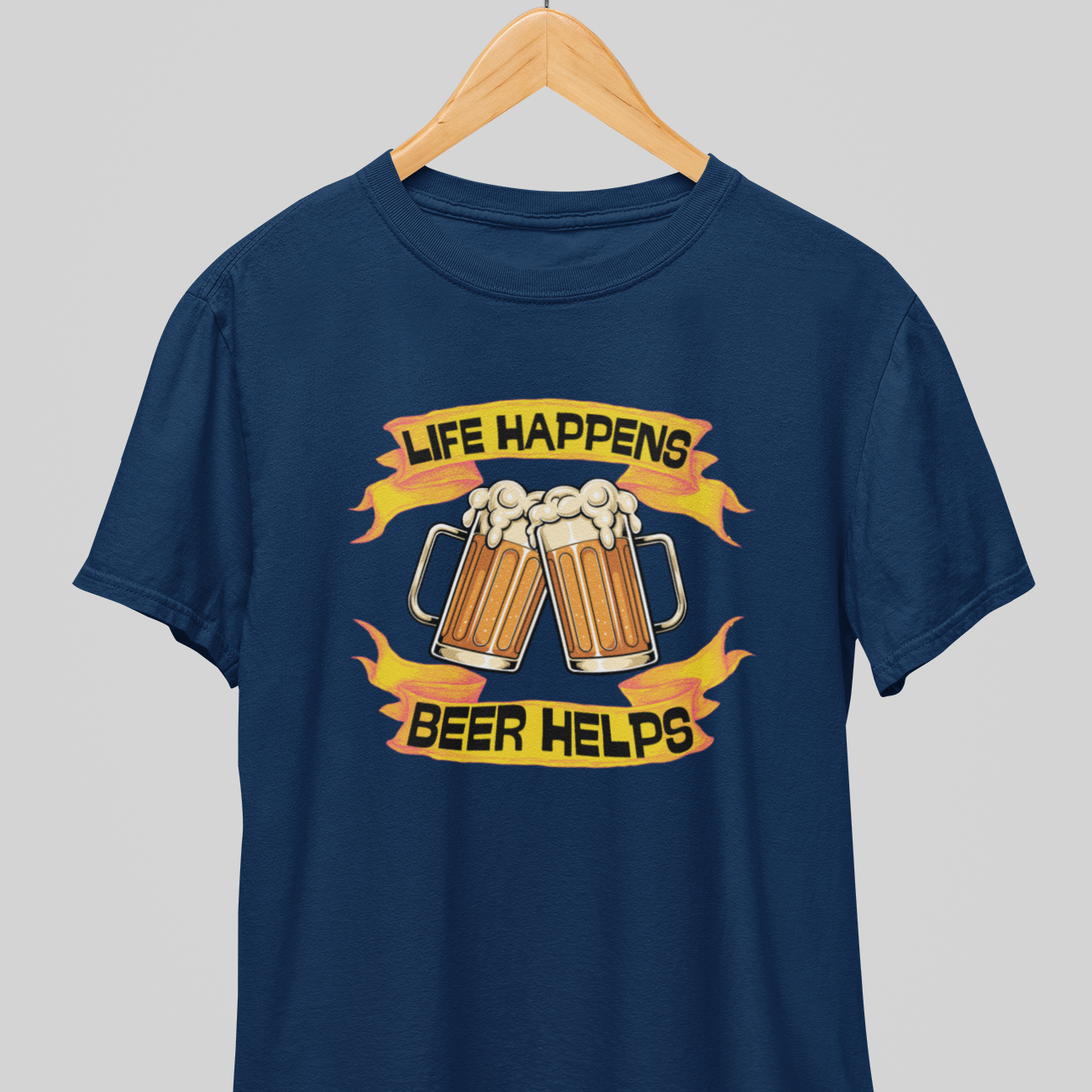 Life Happens : Beer Wisdom Tee