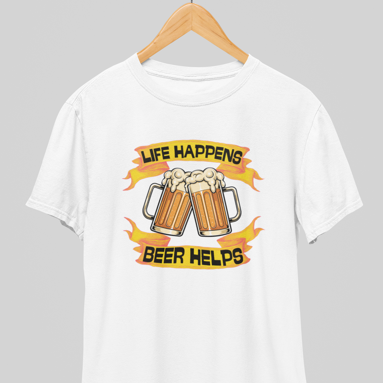 Life Happens : Beer Wisdom Tee