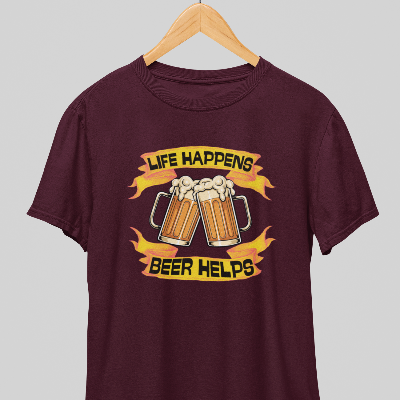Life Happens : Beer Wisdom Tee