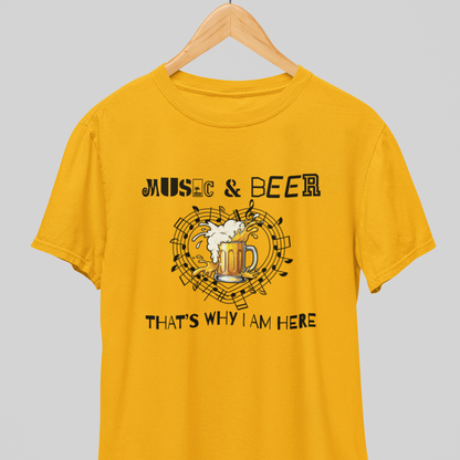 Music & Beer : Classic Combo Tee