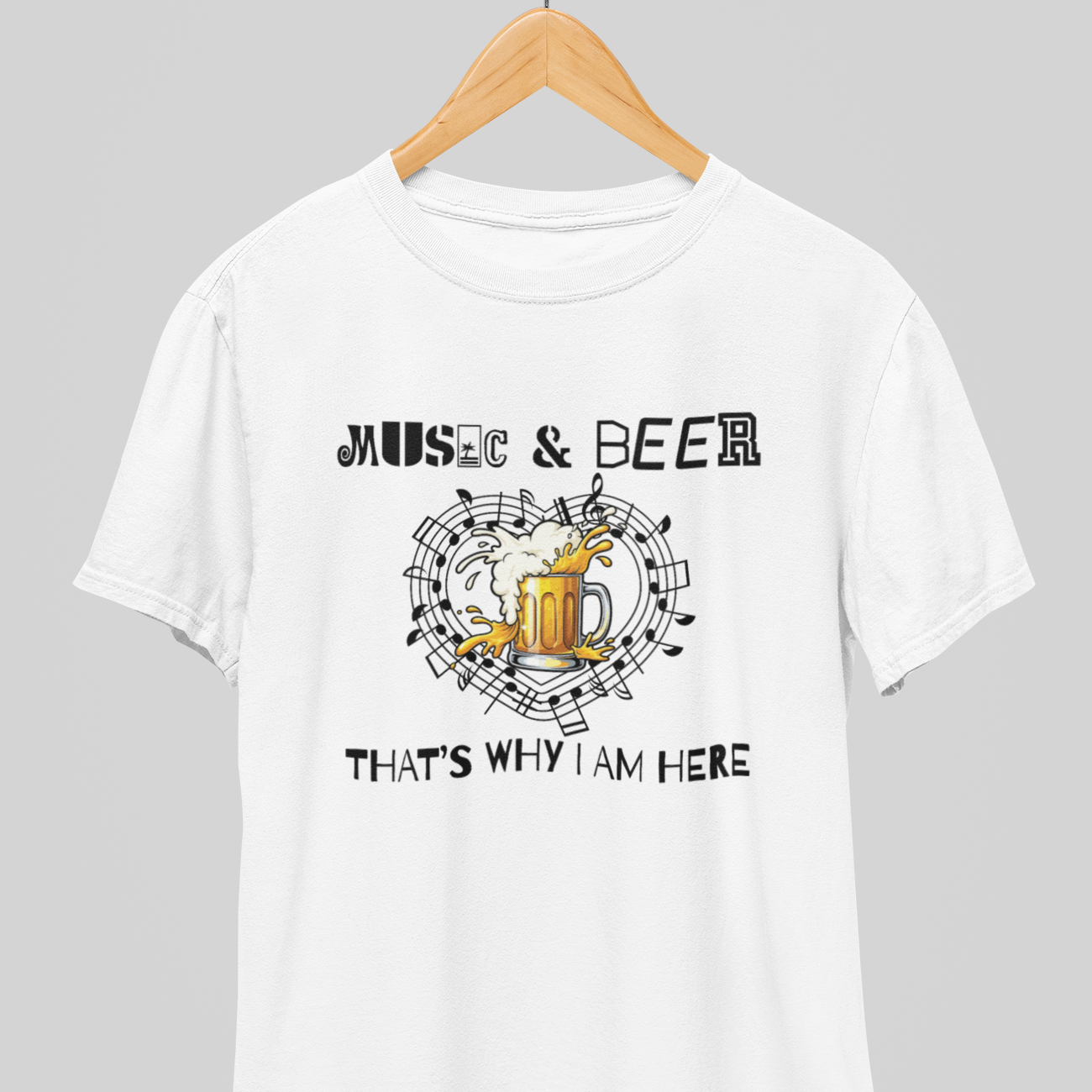 Music & Beer : Classic Combo Tee