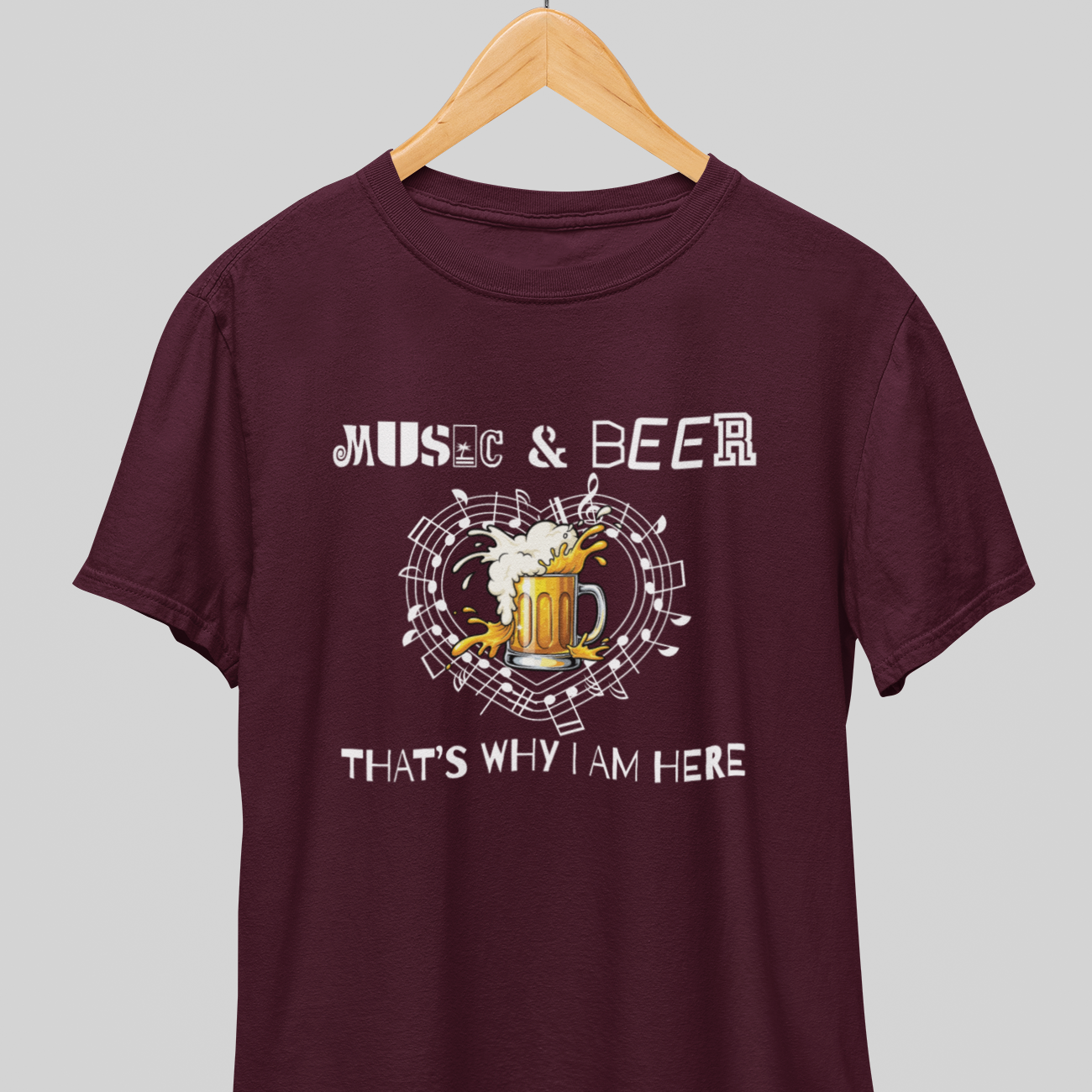 Music & Beer : Classic Combo Tee