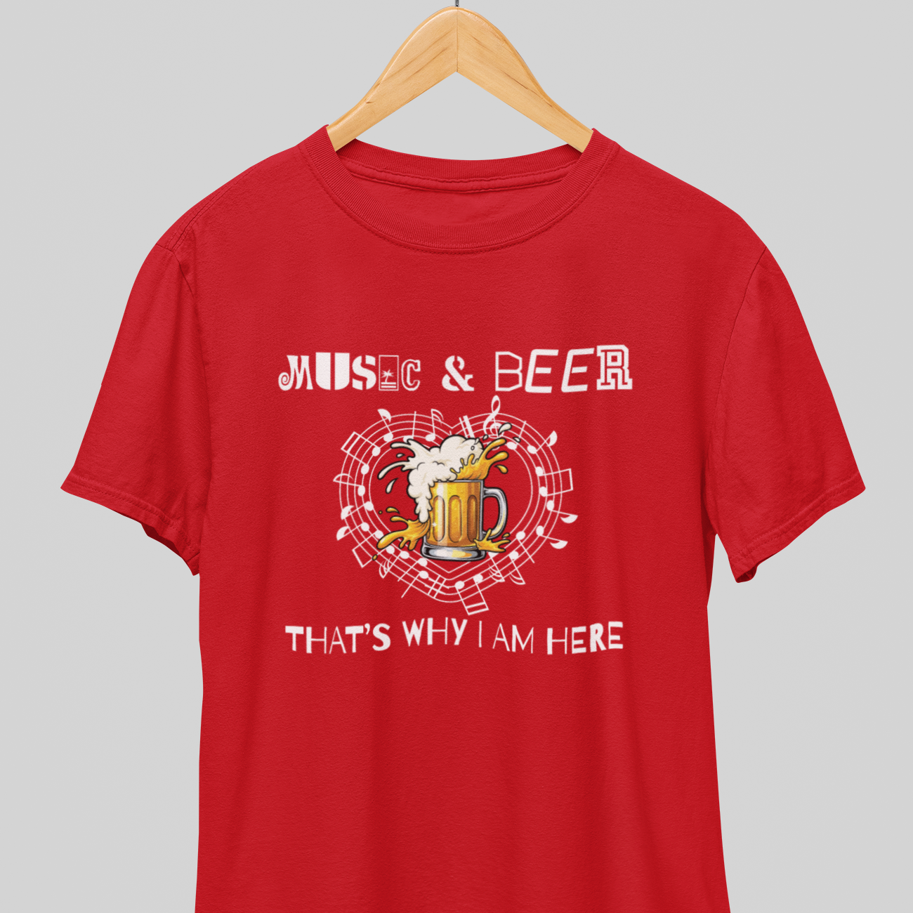 Music & Beer : Classic Combo Tee