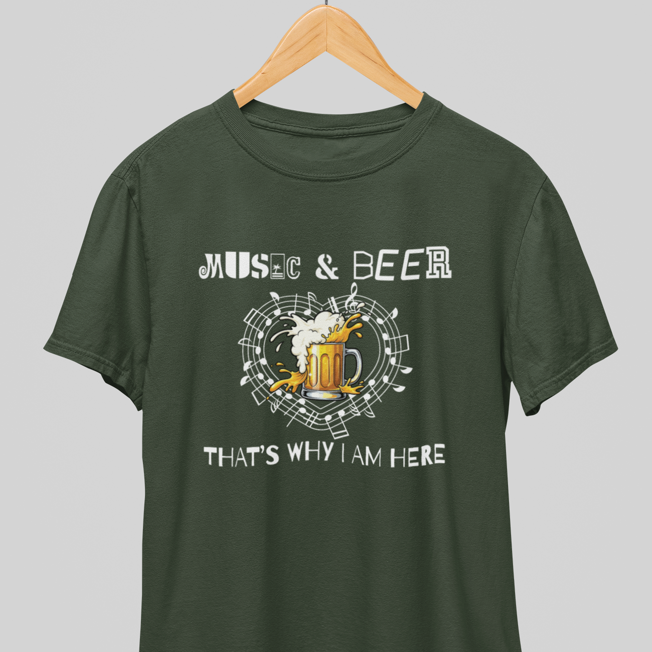 Music & Beer : Classic Combo Tee