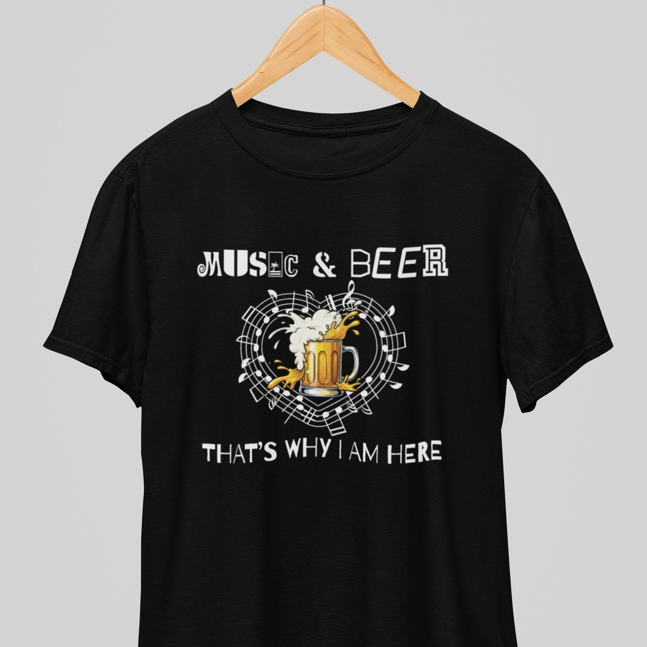 Music & Beer : Classic Combo Tee