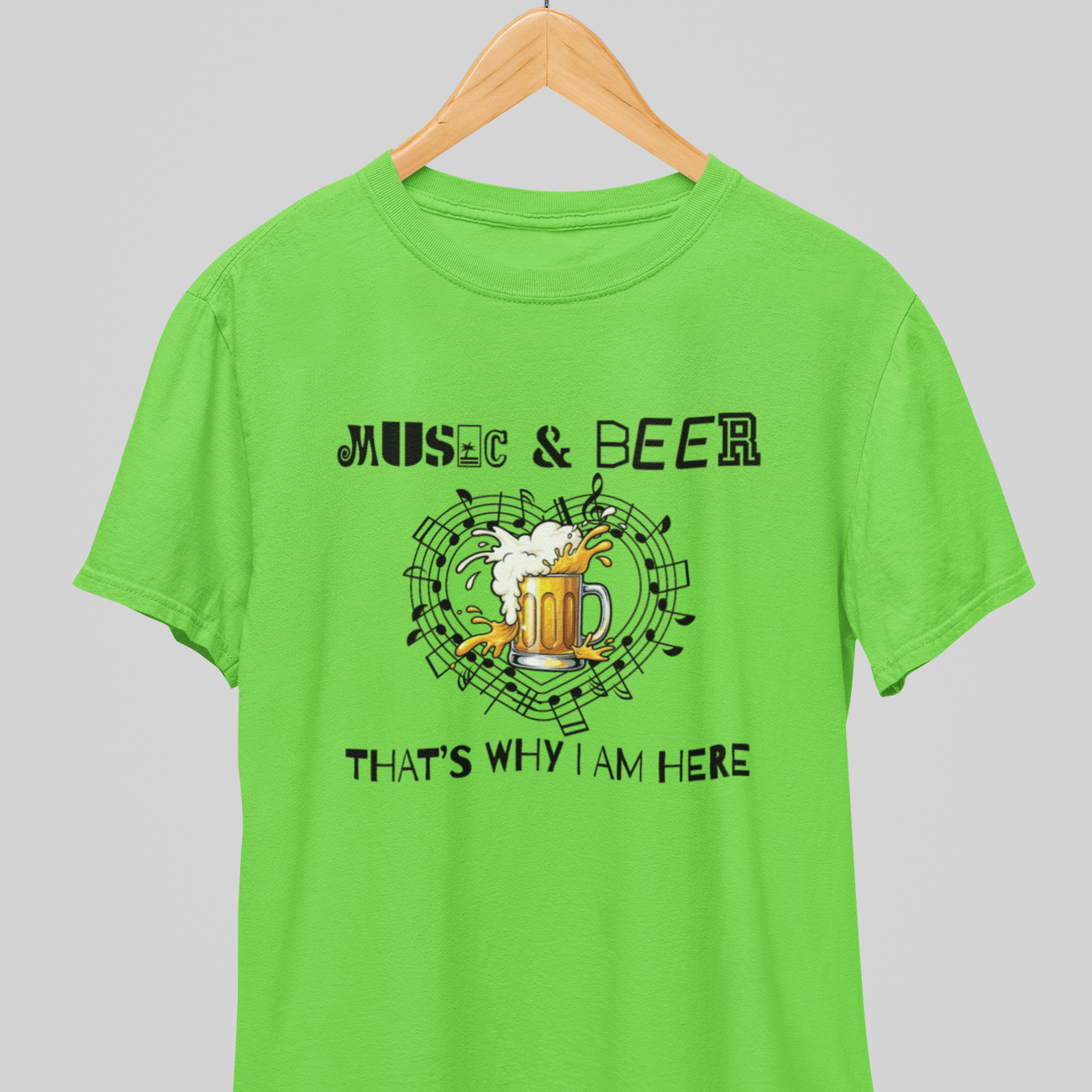 Music & Beer : Classic Combo Tee