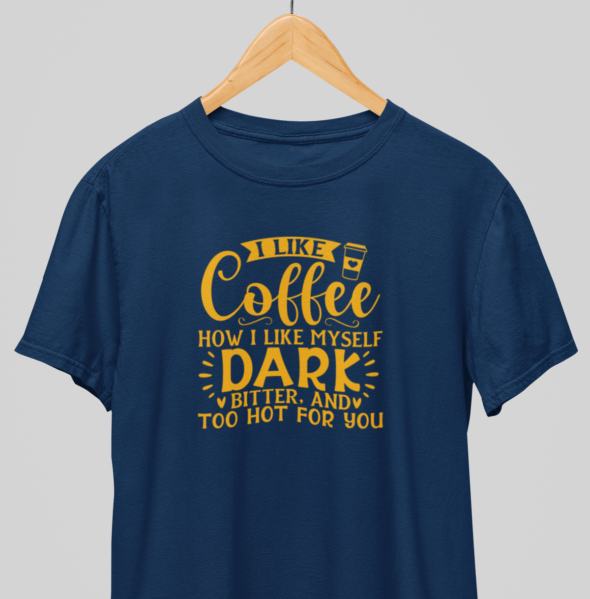 Cofee, Dark, Bitter : Quirky Tee