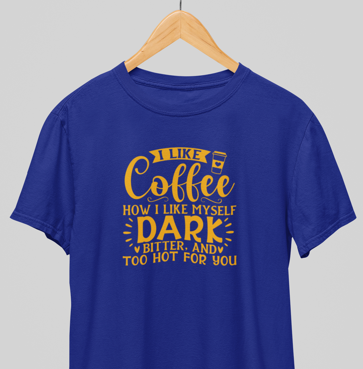 Cofee, Dark, Bitter : Quirky Tee