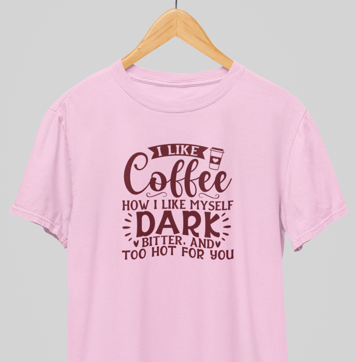 Cofee, Dark, Bitter : Quirky Tee