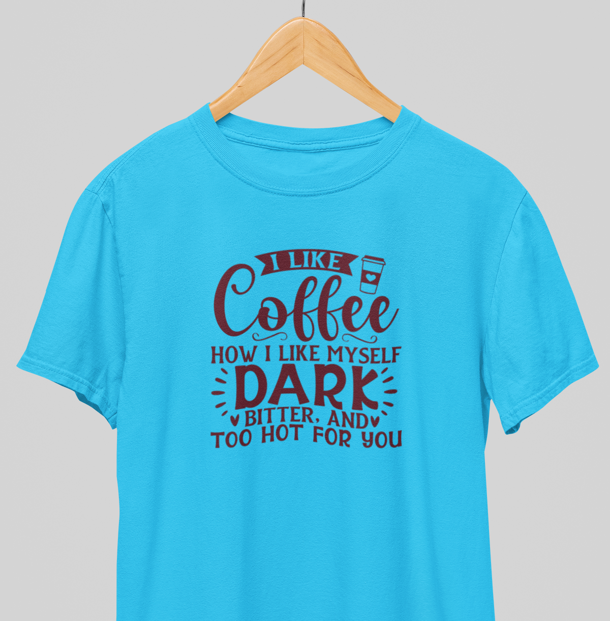 Cofee, Dark, Bitter : Quirky Tee