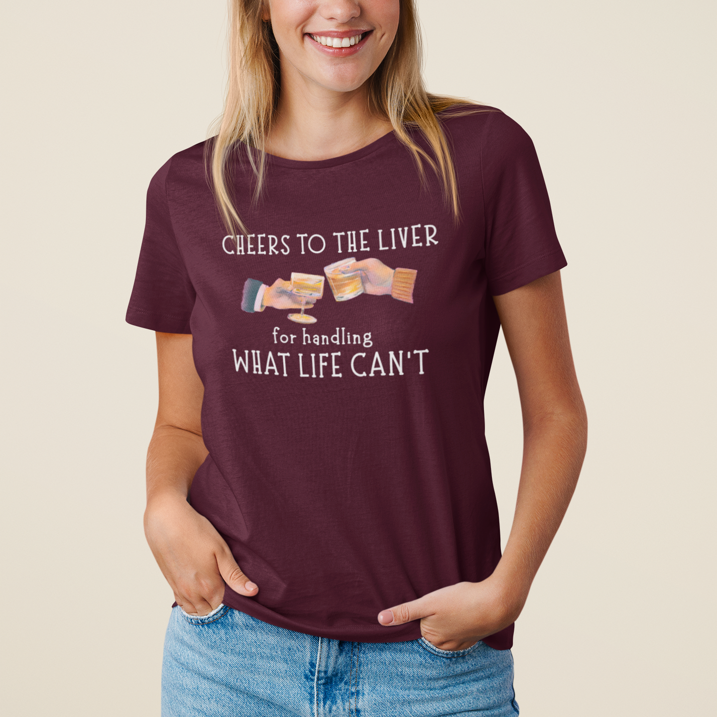 Cheers to Liver : Wisdom tee