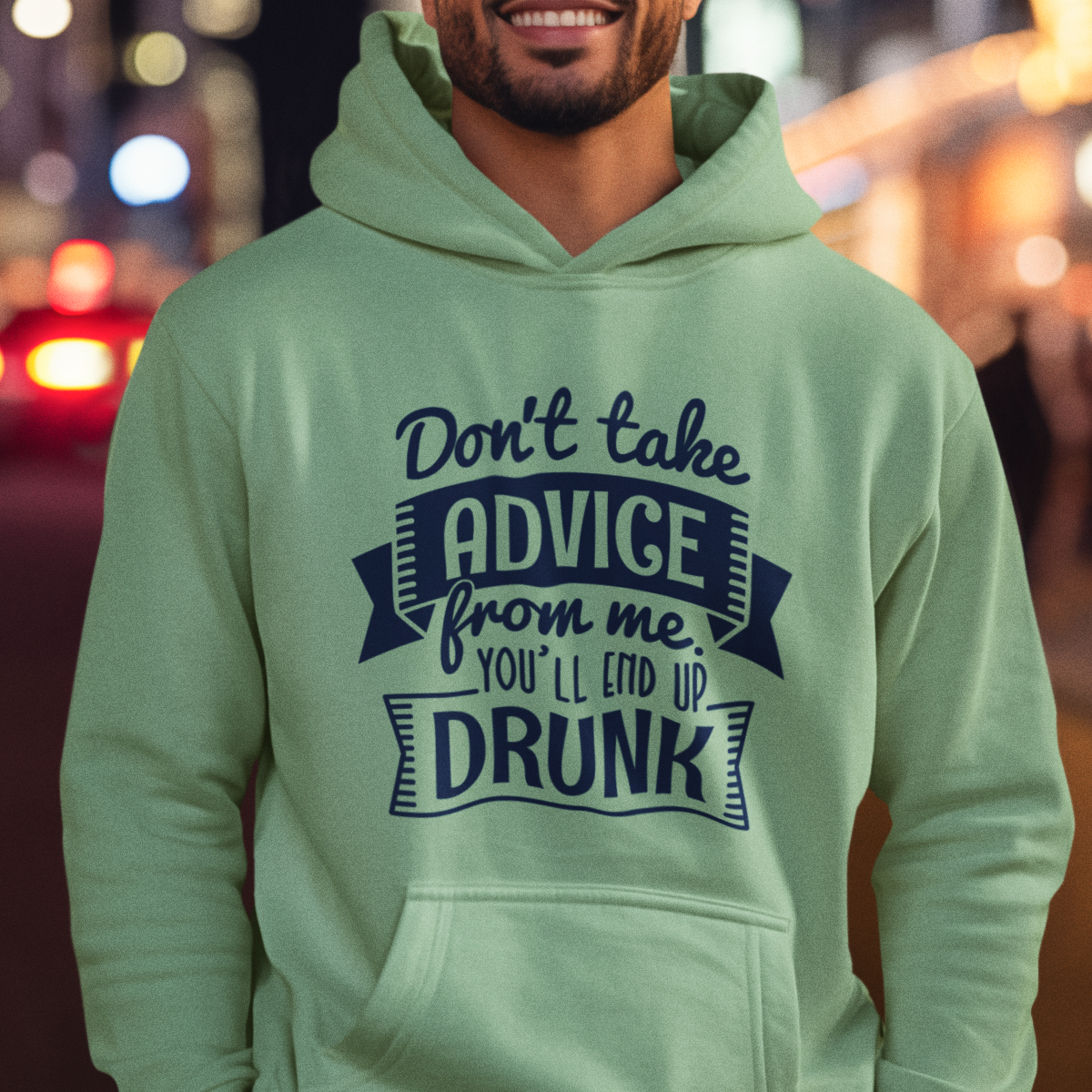 End up drunk : Thoughtful Hoodie