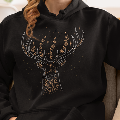 Celestial Deer : Magical Hoodie